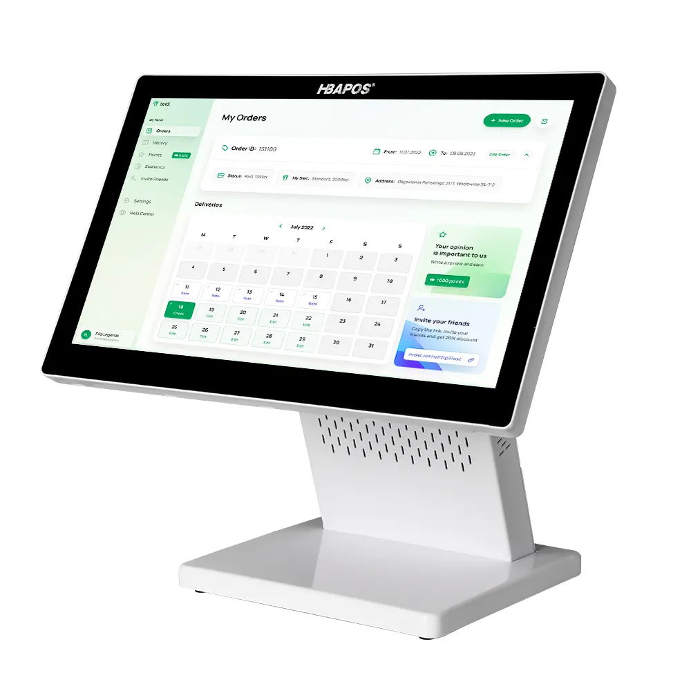 15.6” Touchscreen POS with Clean & Modern Design