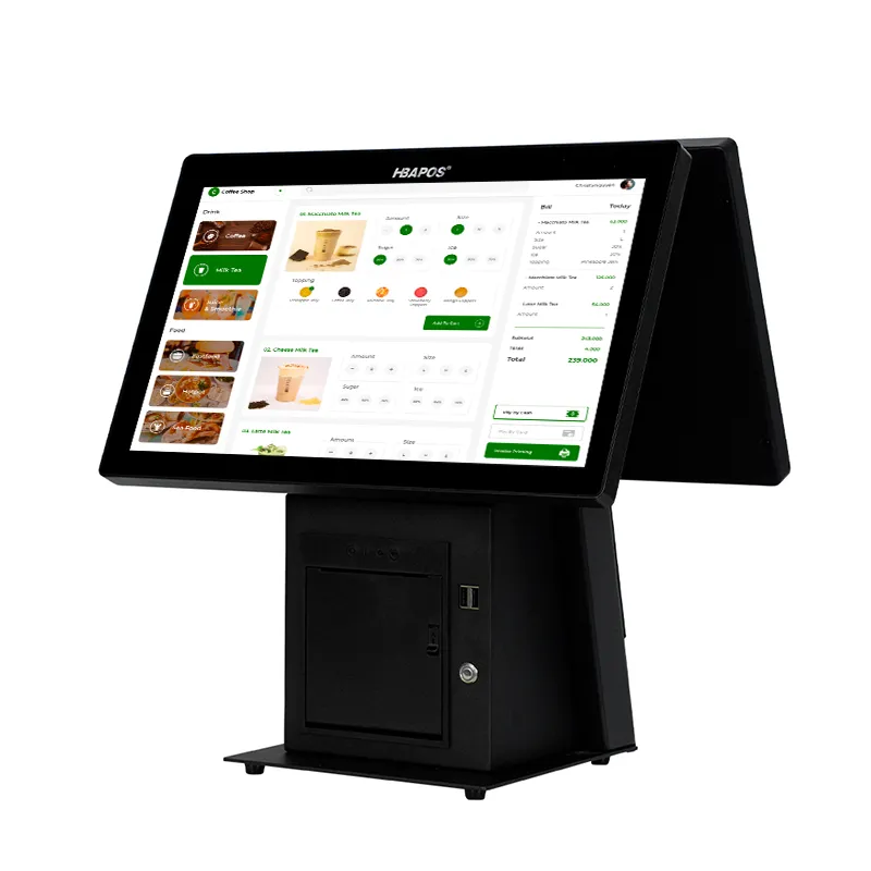 HBA-Q5 Smart Touch POS Rich Interfaces