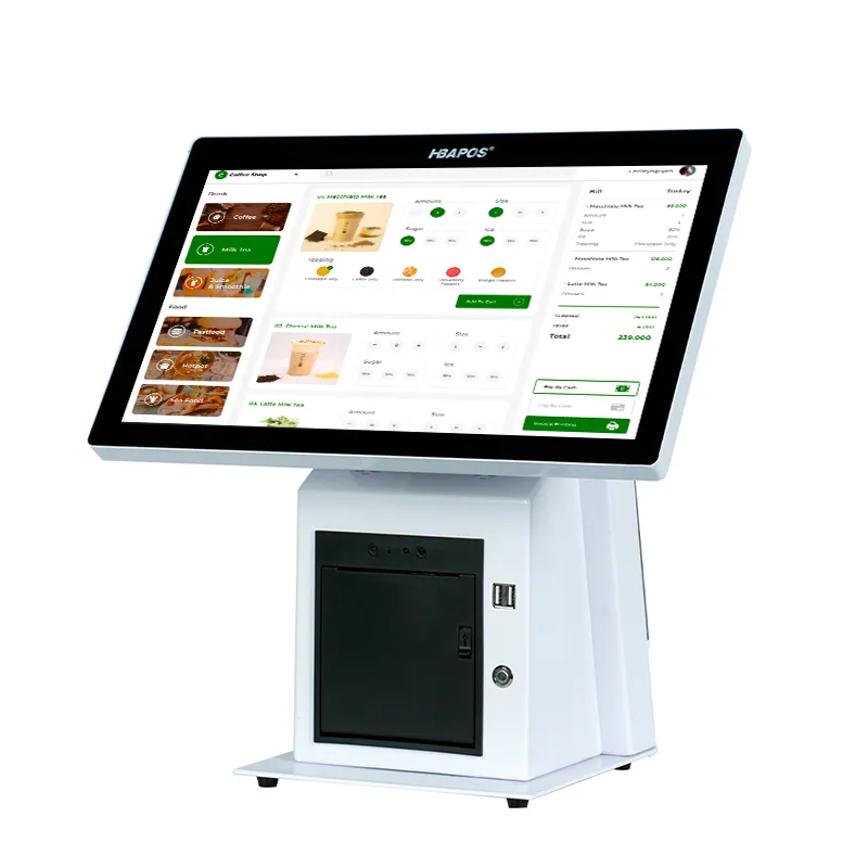 Q5 Clean & Modern POS Look single screen White