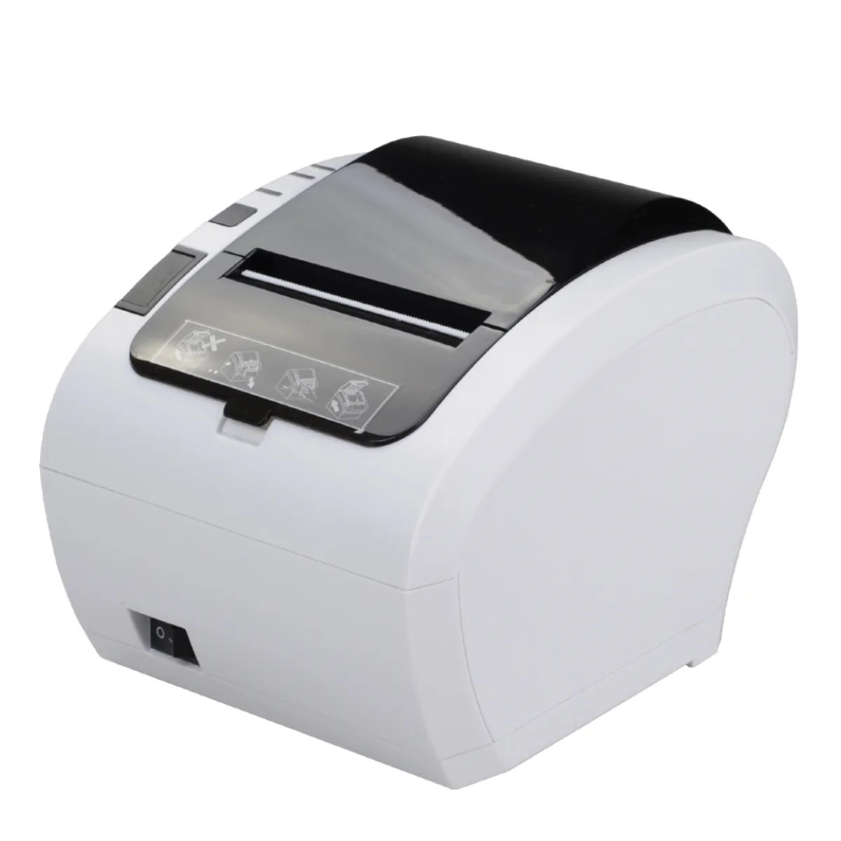 306 Thermal Receipt Printer Front View in White