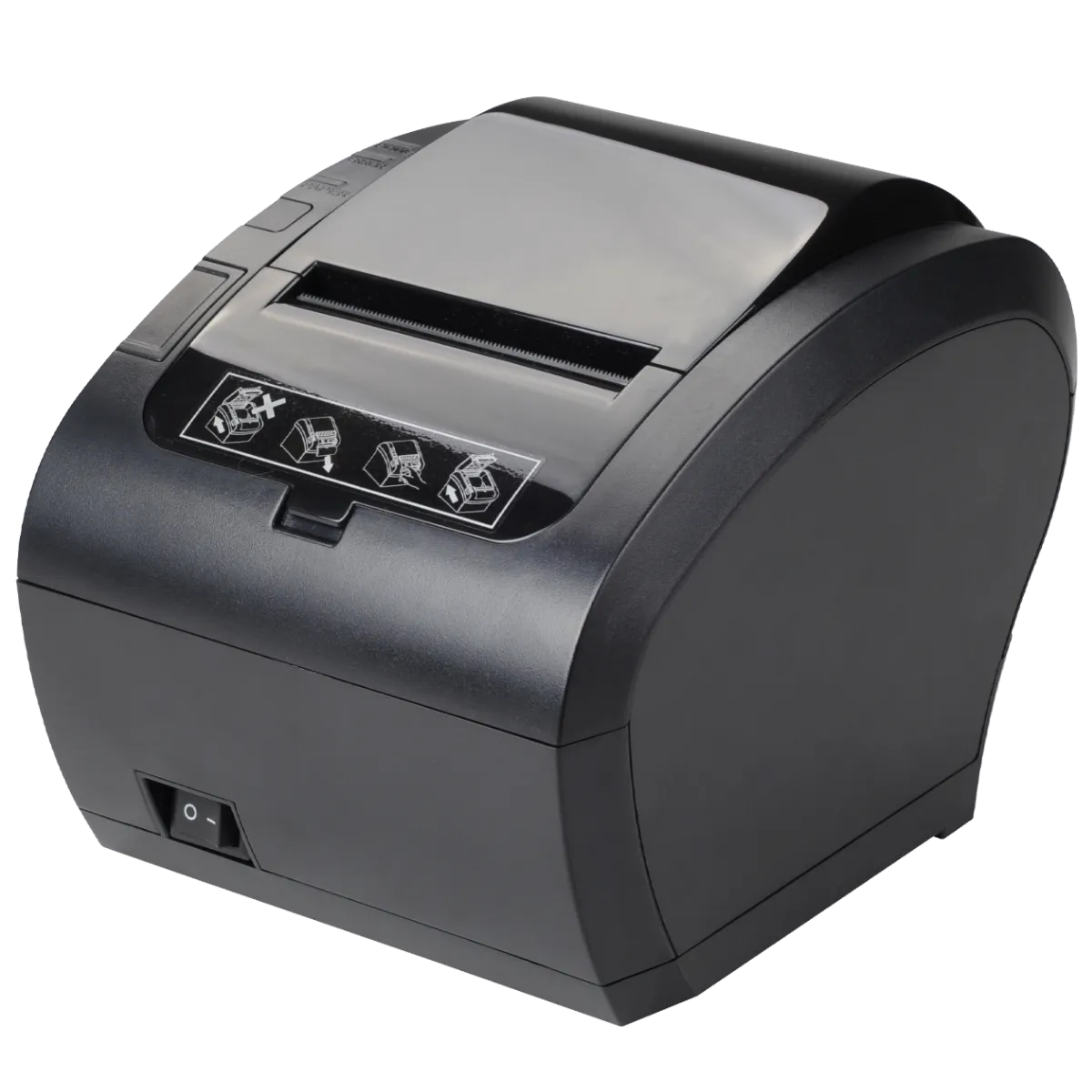 306 Thermal Receipt Printer Product Display in Black