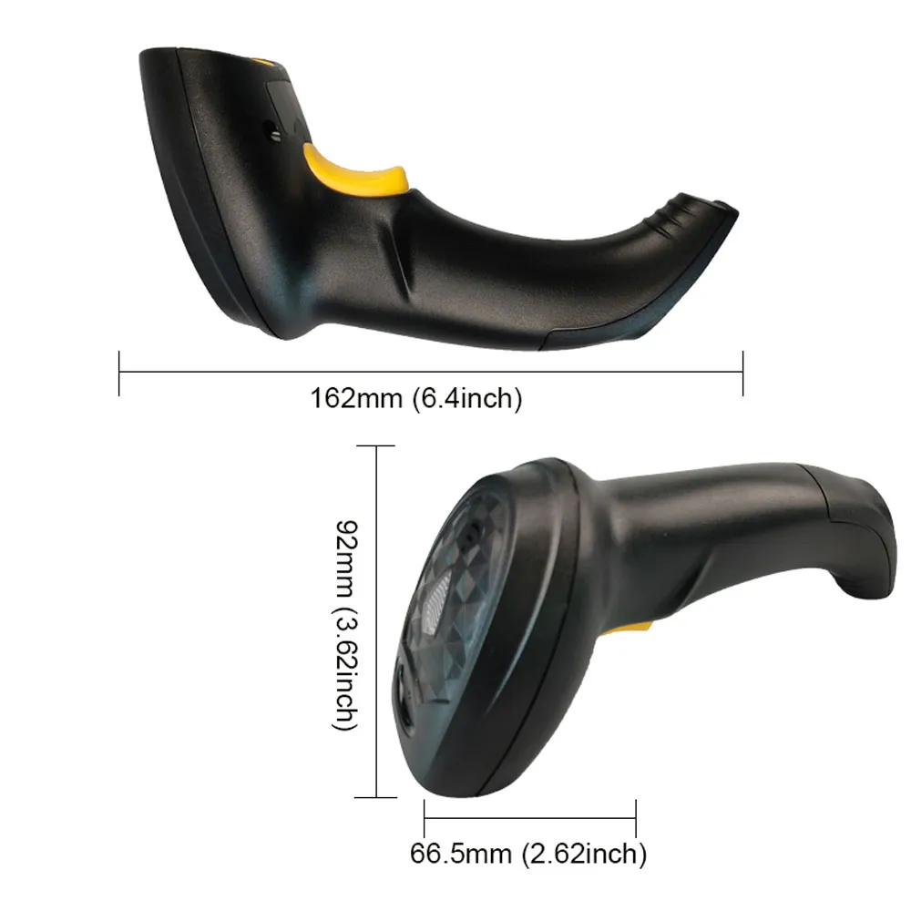 9510 Barcode Scanner Dimensions Overview