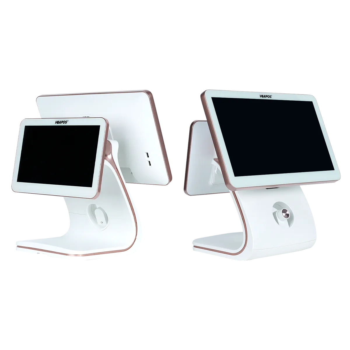 Elegant Dual Display POS Terminal with Clean and Minimalist Design