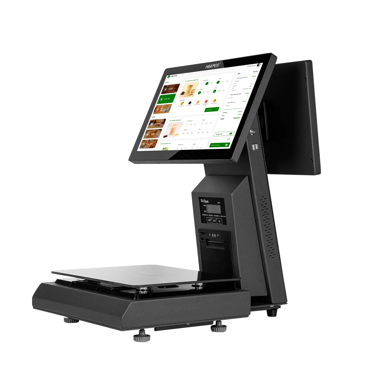 HBA LS-2 All-in-One POS with Retail Interface and Integrated Printing System