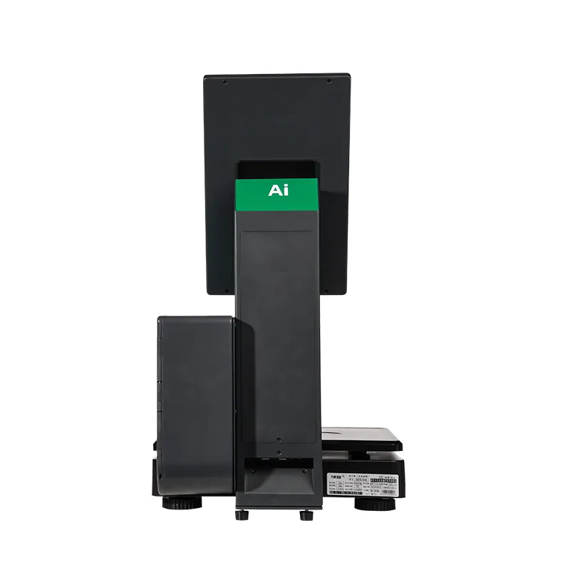 HBA LS-6 All-in-One POS Scale Rear View with Stable Base Structure