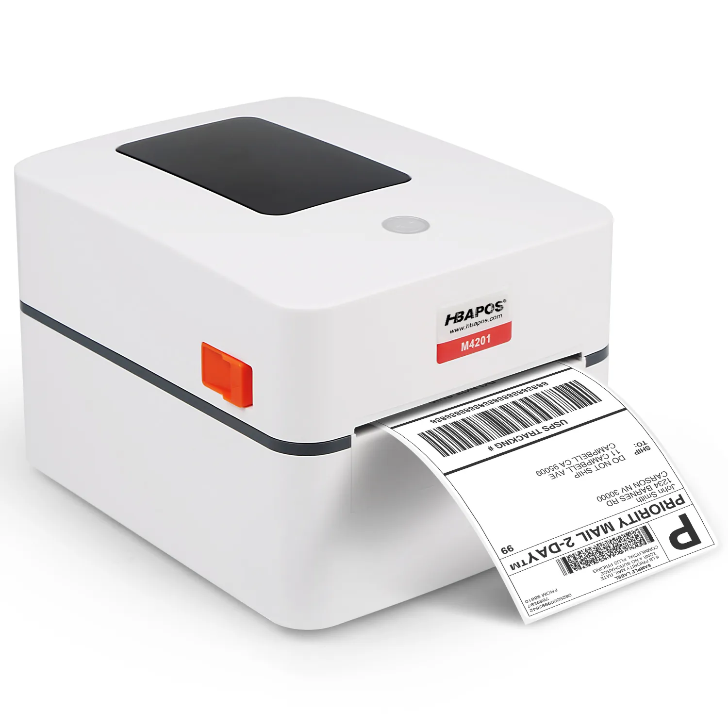 M4201 Thermal Label Printer Label Output Display