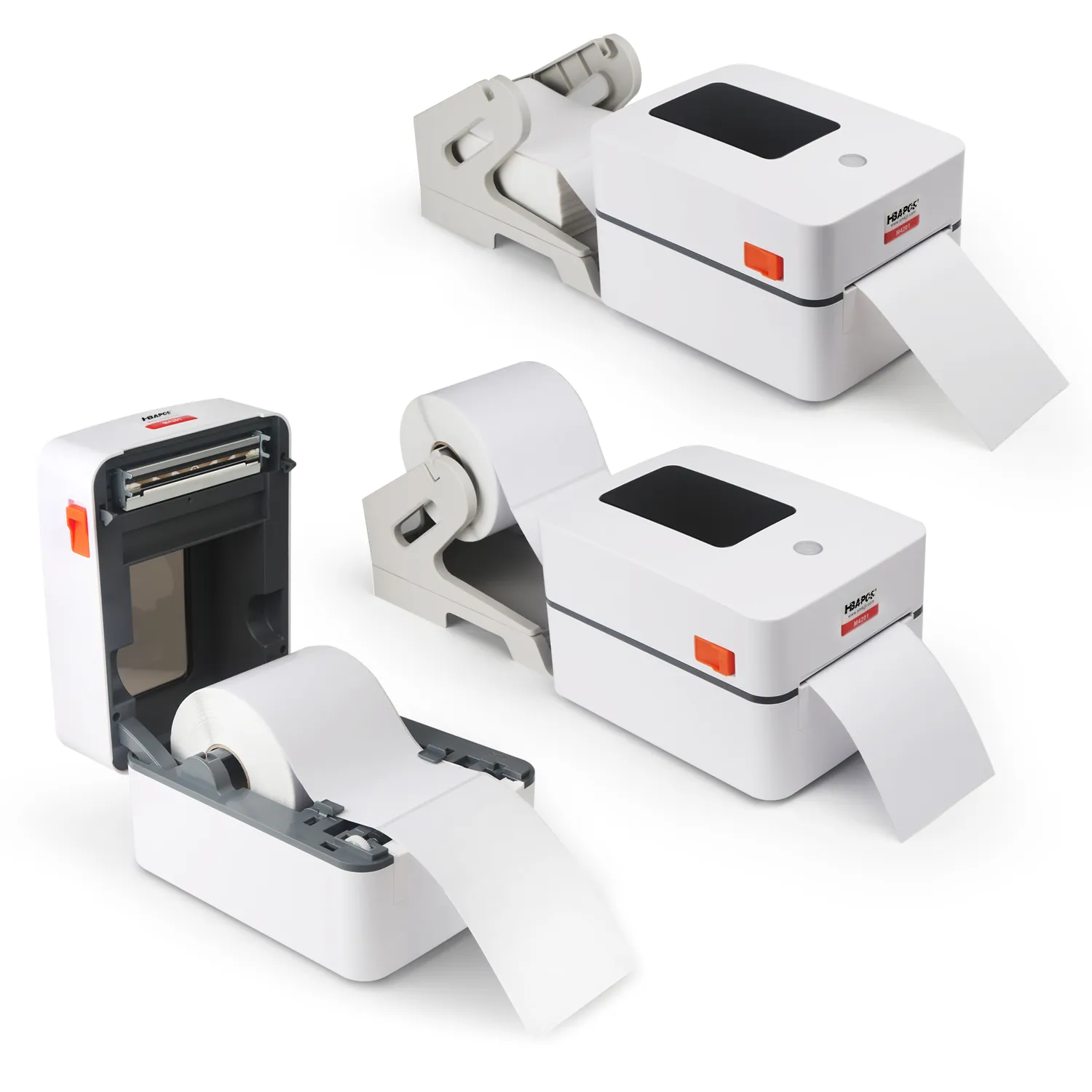 M4201 Thermal Label Printer Media Loading Display