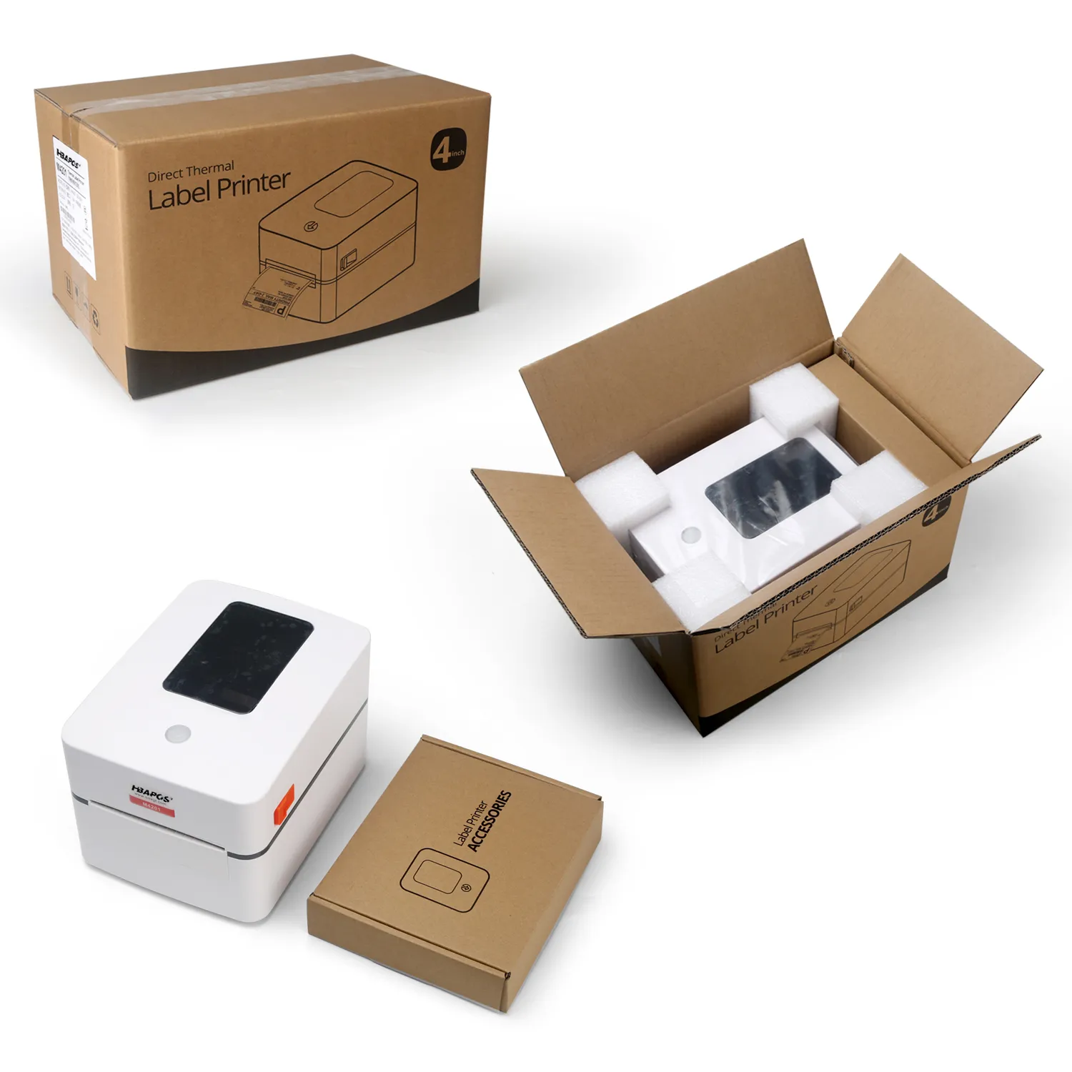 M4201 Thermal Label Printer Packaging Display