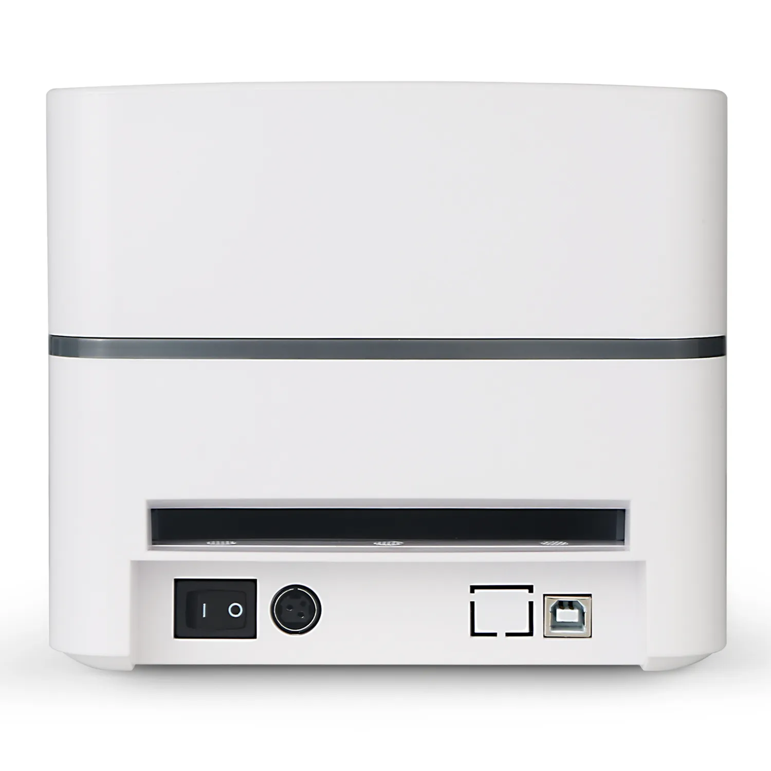 M4201 Thermal Label Printer Rear Interface View