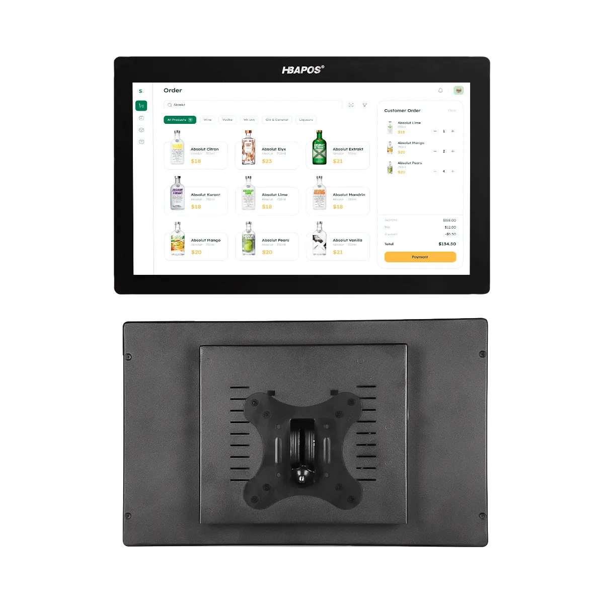 Real-Time Order Display with VESA Mounting Design
