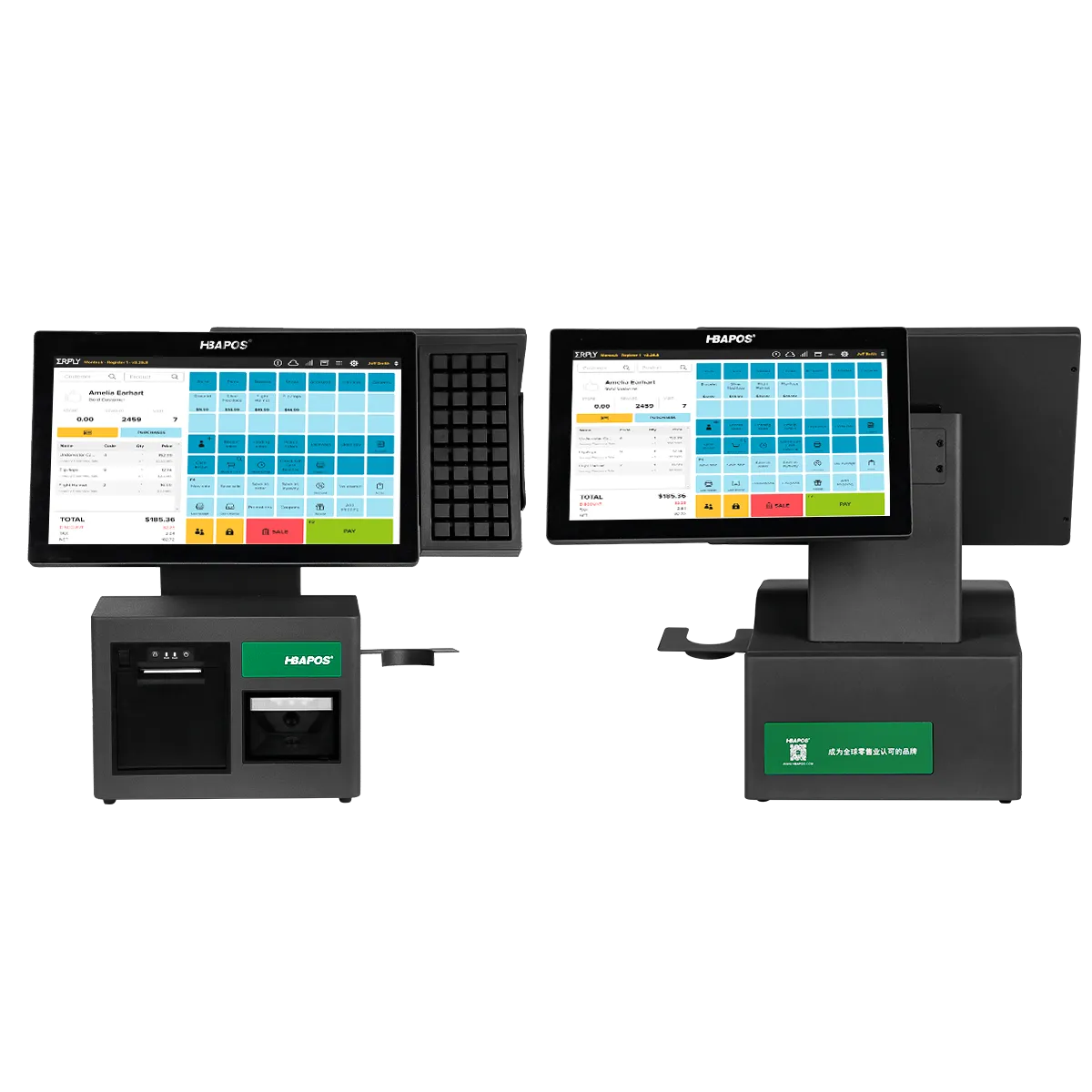 Smart POS System with Touchscreen Interface for Fast Retail Checkout and Order Management