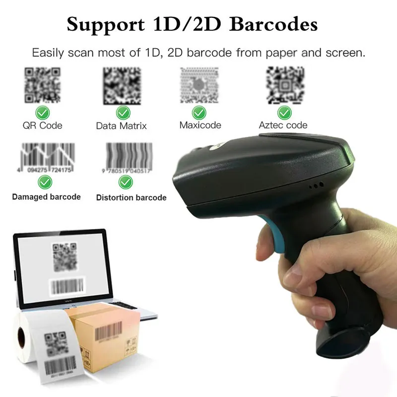 U2W 1D & 2D Barcode Scanner Support