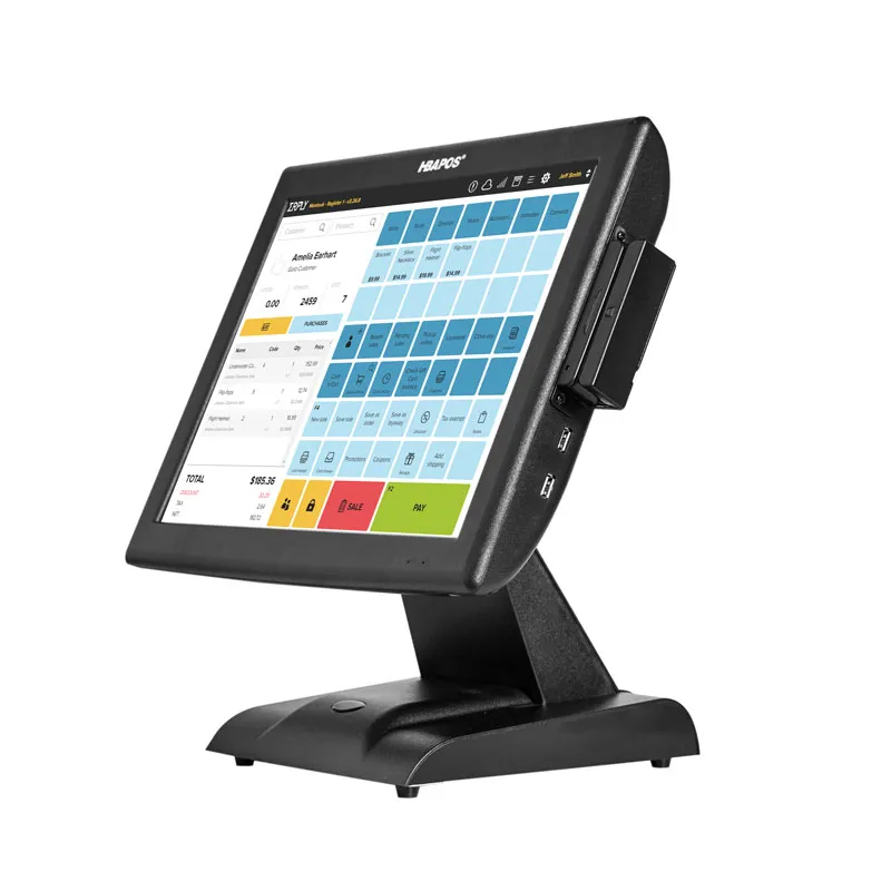 X6 Single Screen POS System – Right Side View